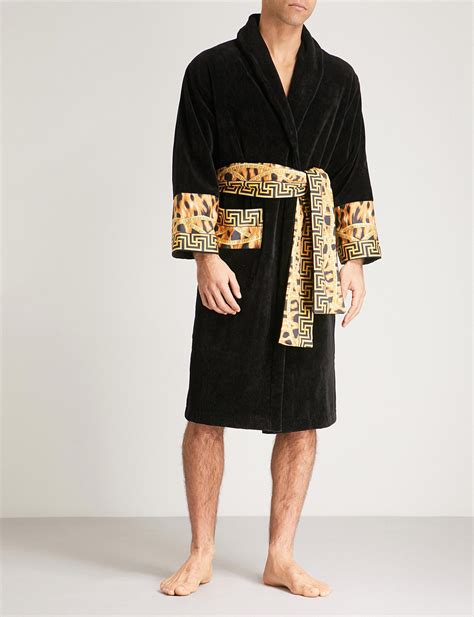 versace x lamyland printed cotton dressing gown|Versace dresses for women.